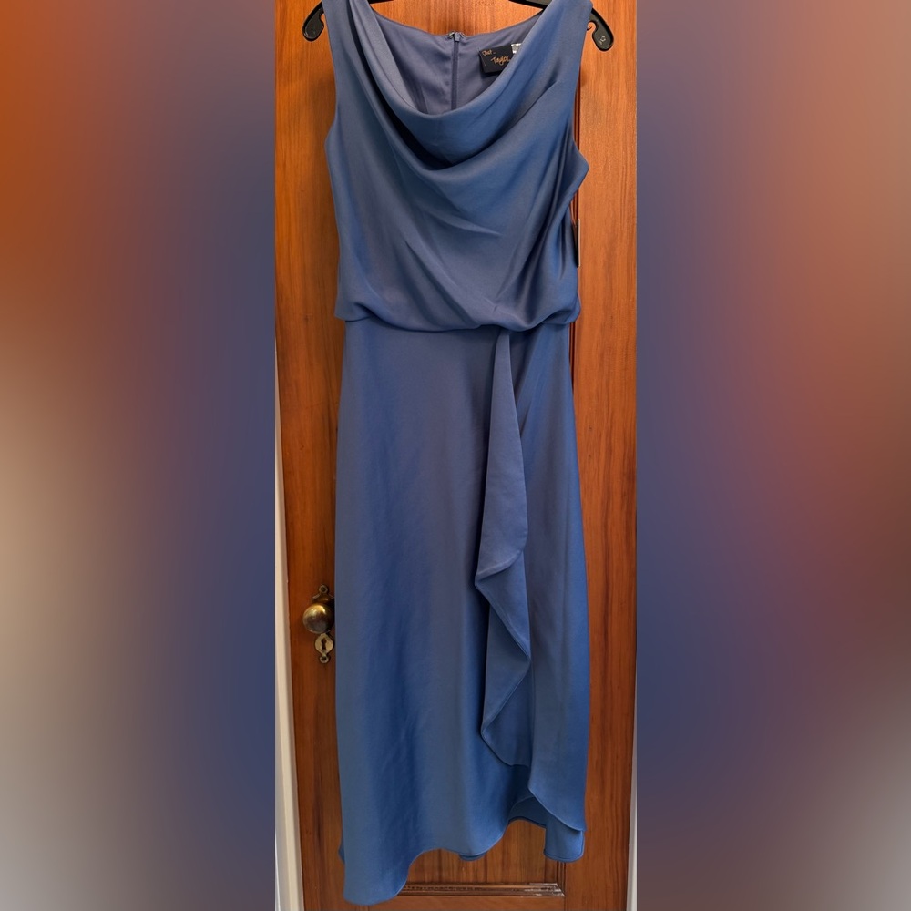 NWT Just…Taylor Elegant Blue Sleeveless Dress